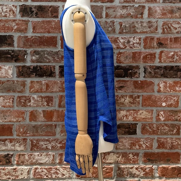 Mossimo sheer blue striped tank top / S / Excellent condition - Picture 4 of 12